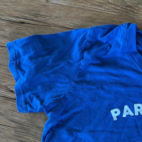 Tipsy Elves Blue Short Sleeve Tee with Fun Graphic - Picture 4 of 4